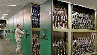 How US Military Stores Billions $ Worth of Scary Firearms Inside Massive Armories