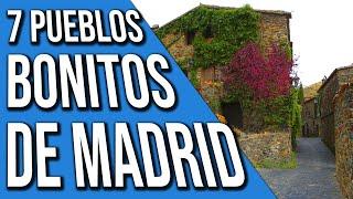   MADRID TOP 7 PUEBLOS BONITOS ️ ️ ¿Los CONOCES TODOS? ⬅️ ⬅️ Un sueño para VIVIR en España 