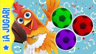  Vamos a Colorear y Jugar al #Futbol con Balones de Colores!  Más Diversión A JUGAR 