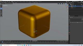 Blender 2.91 Tutorial: Create A Cube With Round Edges And Corners. The Easy Way.