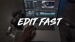 HOW TO EDIT VIDEOS FASTER // 1-2 hours Per MUSIC VIDEO!