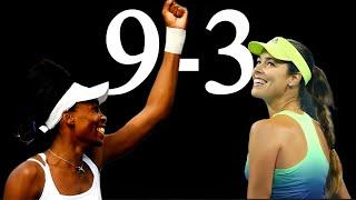 Venus Williams vs Ana Ivanovic - All 12 Meetings | VENUS WILLIAMS FANS