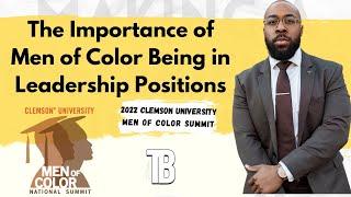 Manhood, Leadership, and Success | Tim Behling Speaks @ Clemson University Men of Color Summit