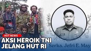 H-1 HUT RI, OPM Tembak TNI Asli Papua, Algojo Mayor Kalenak Murib Kini Diburu