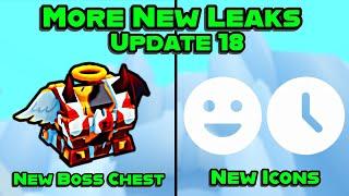  NEW BOSS CHEST, FACE ICON, AND MORE - UPDATE 18 NEW LEAKS IN PET SIMULATOR 99
