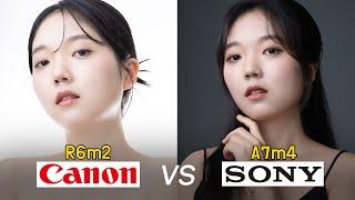 캐논 R6m2 vs 소니 A7m4 | 피부톤은 아직도 캐논일까?