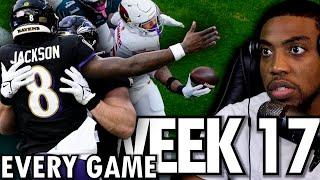 "EAGLES L, LAMAR IS THE MVP!" | Week 17 Highlights Reaction