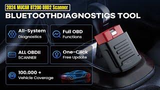 MUCAR BT200 OBD2 Scanner Review || 2024's New Version ||