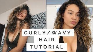 Curly/Wavy Hair Routine - 2C/3A (UPDATED)