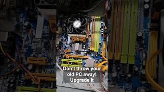 Don't Throw Away Your Old PC, Upgrade It! #shorts #pcgamer #retrogaming