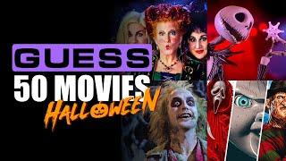 Guess 50 Halloween Movies: Let's Play and Get Spooky / Top Movies Quiz Show