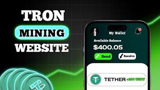 NEW USDT MINING SITE TODAY | Cloud Mining Site | Trx mining site today