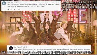 Tremendous Comments on TWICE's US debut stage "I Can't Stop Me"