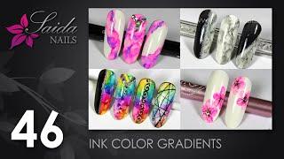 Farbverlauf, Gradient, Ombré mit INK COLORS von Saida Nails