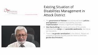 Disability Management Center Concept Presentation | Vision HealthCare Foundation | Dr Mazhar Awan
