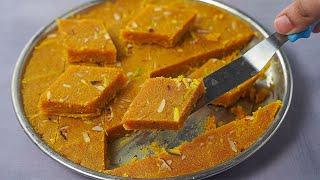 Suji Besan Barfi | Besan Suji Halwa Recipe | Yummy