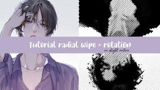 Tutorial radial wipe + rotation [alight motion] !!