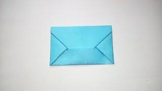 How To Make a Super Easy Origami Envelope - Paper Envelope Making Without Glue Tape and Scissors