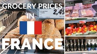   Food Prices in France | Cost of Living in France | Supermarket Tour in Paris, France