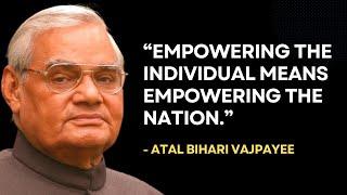 20 Powerful Quotes by Atal Bihari Vajpayee You Should Know