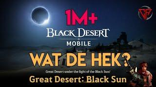 Black Sun - CRAZY 1M+ Points Session【Black Desert Mobile】