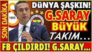 DÜNYA GALATASARAY'I KONUŞUYOR! FENERBAHÇE ŞOKTA...