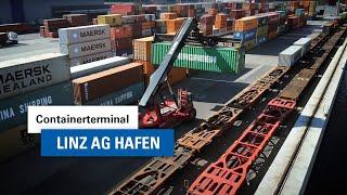 Das Containerterminal | LINZ AG HAFEN & DONAULAGER LOGISTICS