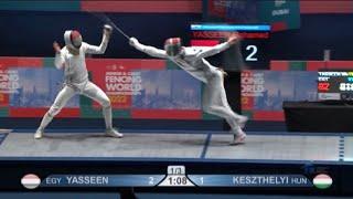 Highlights Mohamed Yasseen  v Zsombor Keszthelyi  | Gold Medal Match | Junior Men’s Epee