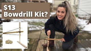 Testing a $13 "Bow Drill Kit" - Is it good for beginners?