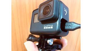 How to charge GoPro Hero 7 while mounted ?