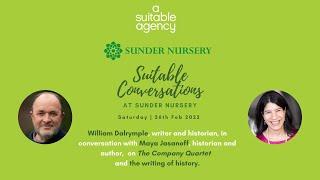 Suitable Conversations at Sunder Nursery, New Delhi: William Dalrymple with Maya Jasanoff