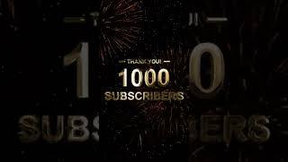 Thank You 1,000 Subscribers! - Sudewa Hettiarachchi Official YouTube Channel