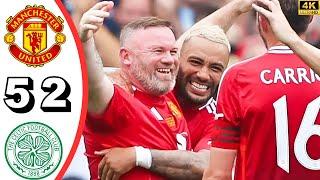 Man United Legends vs Celtic Legends 5-2 - All Goals & Highlights - Charity Match 2024