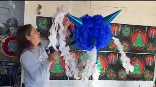 Piñta de 7 conos fácil de hacer seguimos emprendiendo #video #losmochis #piñatas #navidad