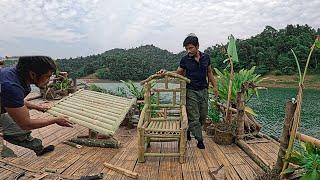 Bamboo Table and Chair Making Skills, Survival Skills, DIY | 7 Asian