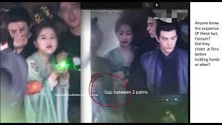 fancam15 Dylan Wang & Esther Wu &Director fight back in style after caught for holding hands 王鹤棣 虞书欣