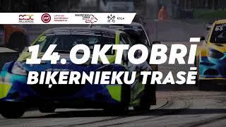 NEZ rallycross championship at Biķernieki track, Riga on October 14