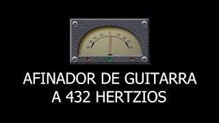 Afinador de guitarra a 432 hz