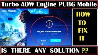 Turbo AOW Engine Error | How To Fix | Is there Any Solution | PUBG Mobile Emulator | [Urdu-Hindi]