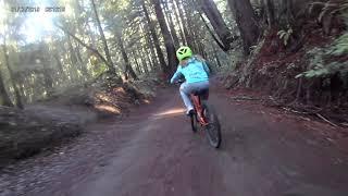 part 3b Aptos Nisene Marks State Park Mountain Cold Bike Ride Beginner Kids Grom Ride