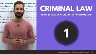 Criminal Law: Introduction (Burdens of Production & Persuasion) [LEAP Preview]