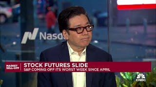 The market sell-off will end up looking like a growth scare, says Fundstrat's Tom Lee