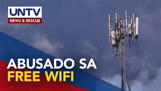 Free WiFi sa public areas, naaabuso; Access sa internet service, planong limitahan – DICT