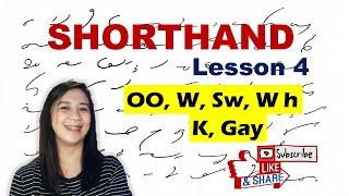 HOW TO WRITE STENO SHORTHAND - LESSON 4