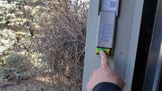 How to install a wireless keypad for your garage door.