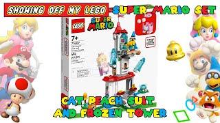 Showing off my LEGO Super Mario set - S5/E3: Cat Peach Suit and Frozen Tower