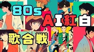 【AI紅白歌合戦！】AI Japanese 80's music/AI生成楽曲で紅白歌合戦アイドル曲から演歌まで全10曲/City pop 80's Japanese Songs