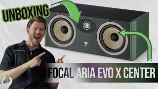 NEW! Focal Aria Evo X Center Speaker Unboxing - Green Moss Finish - Vail, Colorado