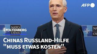 Stoltenberg: Russland-Unterstützung muss China "etwas kosten" | AFP