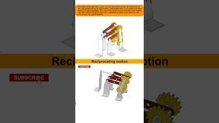 Reciprocating Motion Mechanism #mechanism #motion #engineering #animation